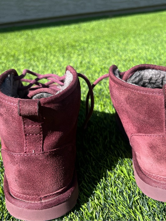 UGG Wine Suede Chukka Boot with Shearling main image 8